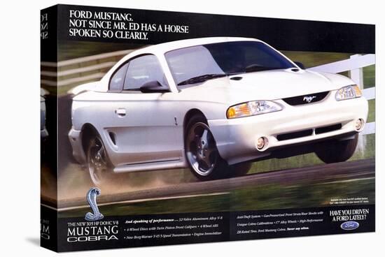 1996 Mustang-Not Since Mr. Ed-null-Stretched Canvas