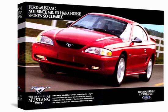 1996 Mustang-Spoken So Clearly-null-Stretched Canvas