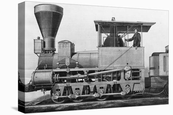 19th Century Locomotive-Science Source-Premier Image Canvas