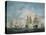 19th Century Naval Engagement in Home Waters-Richard Willis-Premier Image Canvas