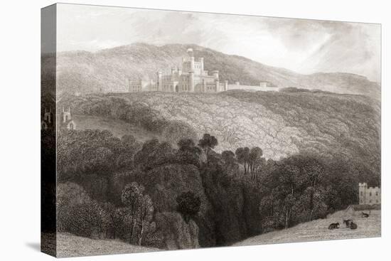 19th Century View of Lowther Castle-null-Premier Image Canvas