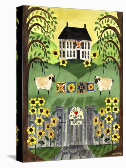 2 Sheep Quilt House-Cheryl Bartley-Premier Image Canvas