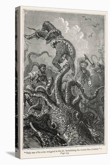 20,000 Leagues Under the Sea: The Squid Claims a Victim-Hildebrand-Premier Image Canvas