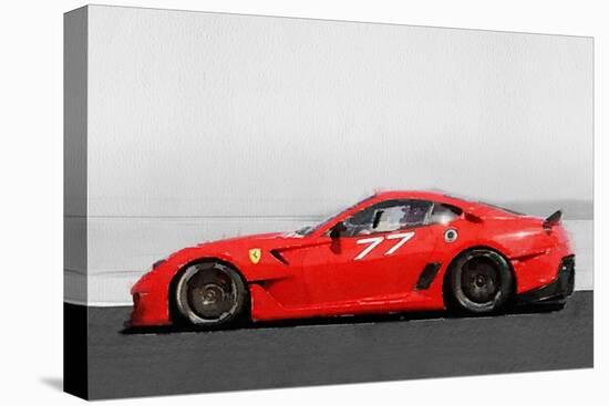 2006 Ferrari 599 GTB Fiorano Watercolor-NaxArt-Stretched Canvas