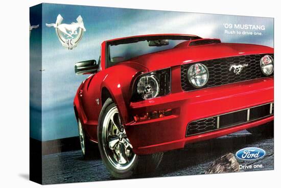 2009 Mustang-Rush to Drive One-null-Stretched Canvas