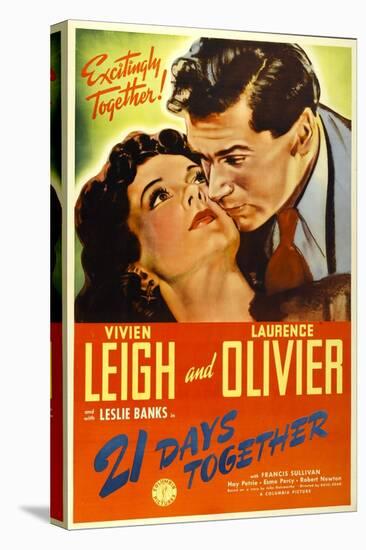 21 Days Together (Aka 21 Days), Vivien Leigh, Laurence Olivier, 1940-null-Stretched Canvas