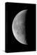 23 Day Old Waning Moon-null-Premier Image Canvas