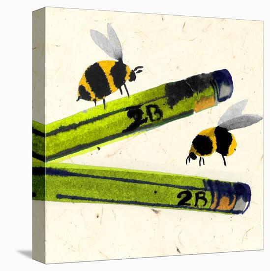 2B or Not 2 Bee (Watercolour)-Jenny Frean-Premier Image Canvas