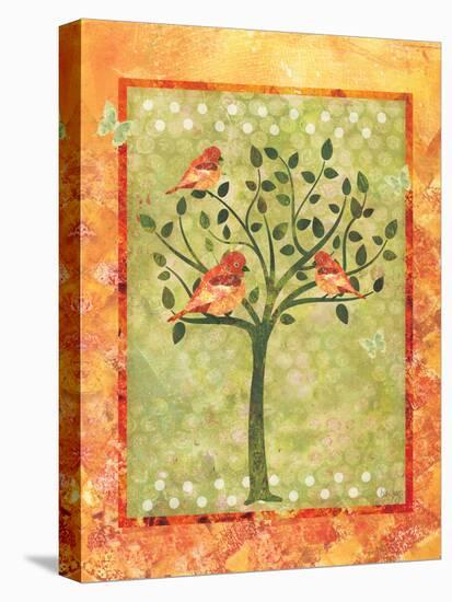 3 Birds in a Tree-Bee Sturgis-Stretched Canvas