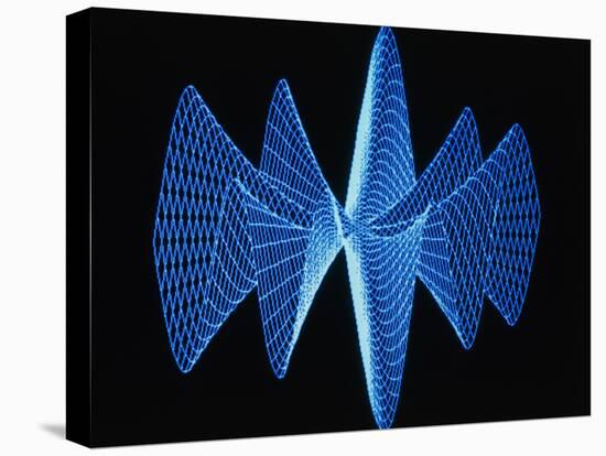 3-D Plot of a Complex Math Function-PASIEKA-Premier Image Canvas