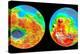 3-D Topography of Mars-null-Premier Image Canvas