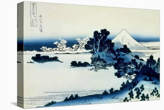 36 Views of Mount Fuji, no. 13: Shichiri Beach in Sagami Province-Katsushika Hokusai-Premier Image Canvas