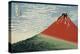 36 Views of Mount Fuji, no. 2: Mount Fuji in Clear Weather (Red Fuji)-Katsushika Hokusai-Premier Image Canvas