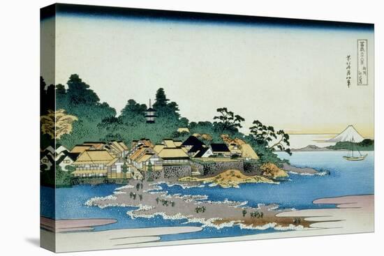 36 Views of Mount Fuji, no. 27: Enoshima in the Sagami Province-Katsushika Hokusai-Premier Image Canvas