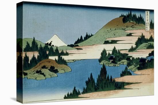36 Views of Mount Fuji, no. 34: The Lake of Hakone in the Sagami Province-Katsushika Hokusai-Premier Image Canvas