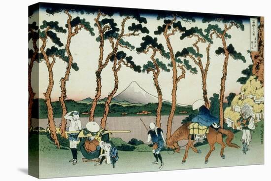 36 Views of Mount Fuji, no. 36: Hodogaya on the Tokaido-Katsushika Hokusai-Premier Image Canvas