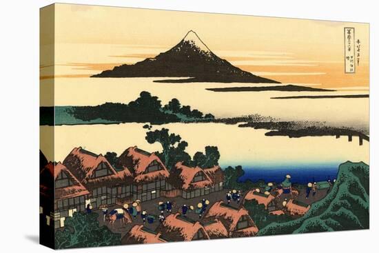 36 Vues Du Mont Fuji, Japon : Aube a Isawa Dans La Province Kai, Japon - Estampe De Katsushika Hoku-Katsushika Hokusai-Premier Image Canvas