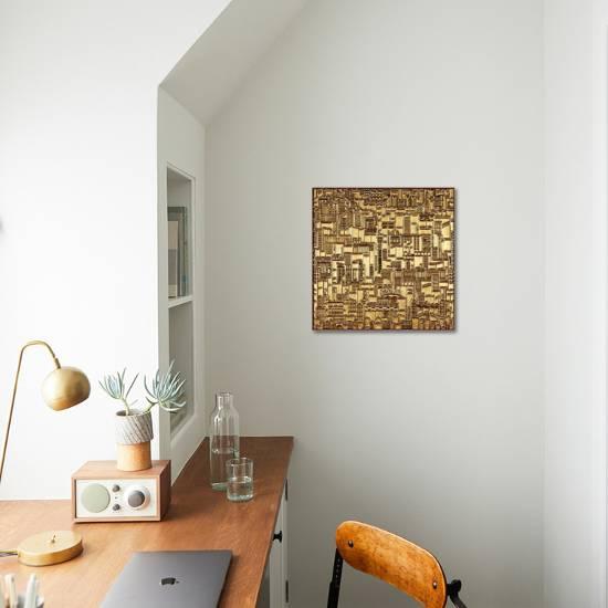 3d Wall Art Gold Picture Modern Art Print Deckorator Art Com