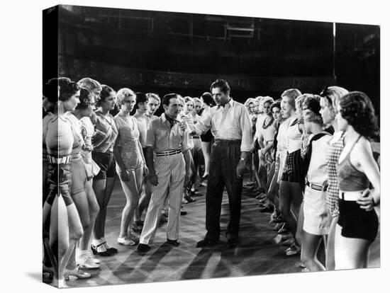 42nd Street, Ruby Keeler, Una Merkel, George E. Stone, Warner Baxter, Ginger Rogers, 1933-null-Stretched Canvas