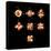 4f Electron Orbitals, Cubic Set-Dr. Mark J.-Premier Image Canvas