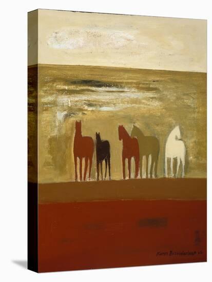 5 Ponies-Karen Bezuidenhout-Premier Image Canvas