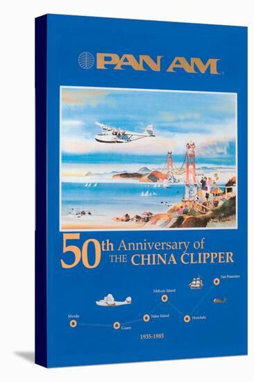 50th Anniversary of the China Clipper-null-Stretched Canvas