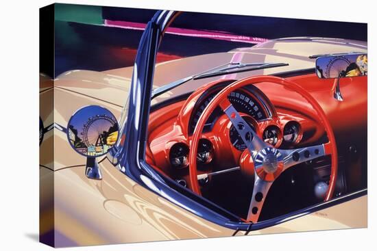'58 Corvette-Graham Reynolds-Stretched Canvas