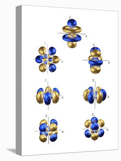 5f Electron Orbitals, General Set-Dr. Mark J.-Premier Image Canvas