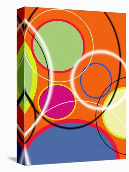 6 of 6 Abstract Art Retro Funk-Ricki Mountain-Stretched Canvas