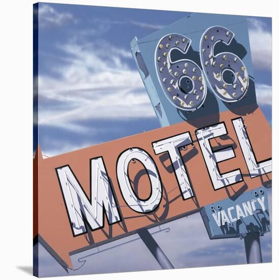 66 Motel-Anthony Ross-Stretched Canvas