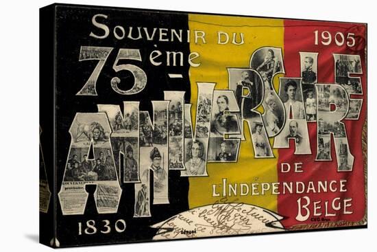 75EME Anniversaire De L'Indépendance, Belgien 1905-null-Premier Image Canvas