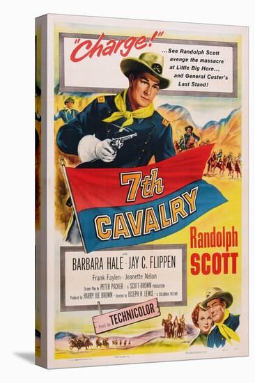 7th Cavalry, (Aka Seventh Cavalry), 1956-null-Stretched Canvas