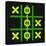 8-Bit Pixel Art Tic Tac Toe Game - Winning Position-wongstock-Stretched Canvas