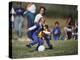 8 Year Old Girls in Action Durring Soccer Game, Lakewood, Colorado, USA-null-Premier Image Canvas