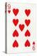 9 of Hearts from a deck of Goodall & Son Ltd. playing cards, c1940-Unknown-Premier Image Canvas