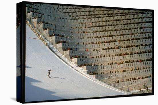 90 Meter Ski Jump During the 1972 Olympics-John Dominis-Premier Image Canvas