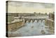 93ème vue du pont neuf, du côté du pont Saint-Michel à Paris-null-Premier Image Canvas