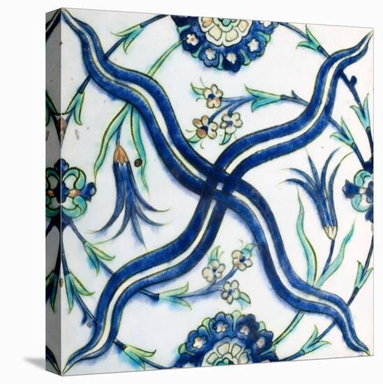 A 17th Century Ottoman Tekfur Ceramic Tile-null-Premier Image Canvas