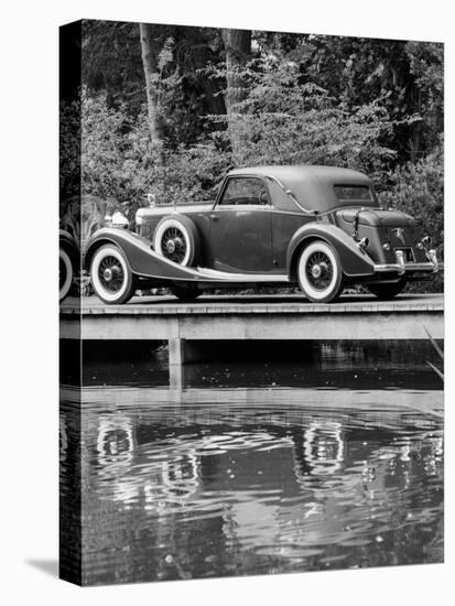 A 1933 Hispano-Suiza K6 Reflected in a Lake-null-Premier Image Canvas
