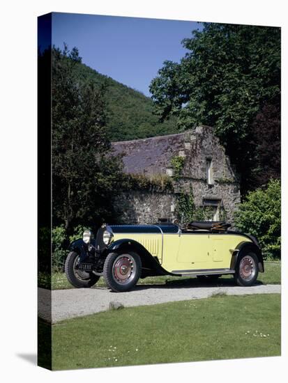 A 1934 Bugatti Type 46 Outside a Cottage-null-Premier Image Canvas