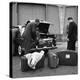 A 1961 Austin Westminster Being Loaded with Luggage on Amsterdam Docks, Netherlands 1963-Michael Walters-Stretched Canvas
