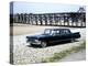 A 1961 Cadillac Presidential Limousine on a Beach-null-Premier Image Canvas