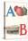 A, Apples, B, Boat-null-Stretched Canvas