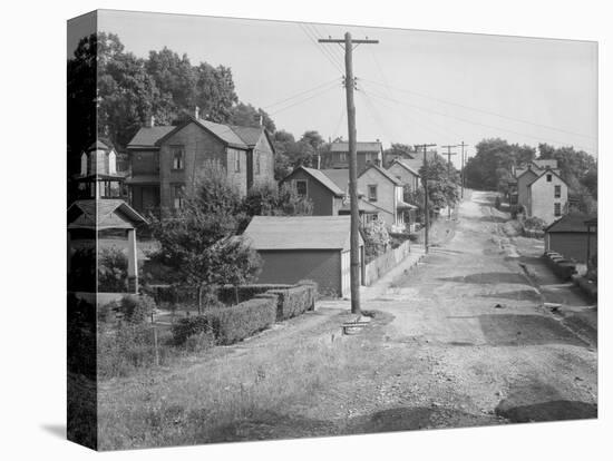 A Back street in Mount Pleasant, Westmoreland County, Pennsylvania, 1935-Walker Evans-Premier Image Canvas