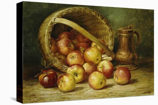 A Basket of Apples-August Laux-Premier Image Canvas
