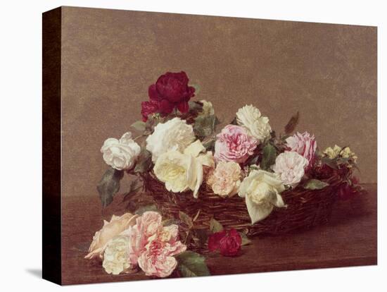 A Basket of Roses, 1890-Henri Fantin-Latour-Premier Image Canvas