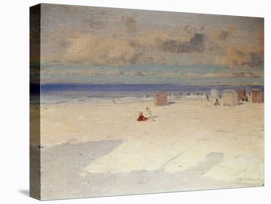 A Beach Scene-Eliseo Meifren y Roig-Premier Image Canvas