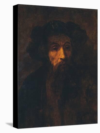 A Bearded Man in a Cap, (1657), 1903-Rembrandt van Rijn-Premier Image Canvas
