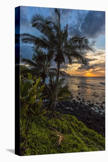 A Beautiful Sunset Princeville, Hi-Andrew Shoemaker-Premier Image Canvas