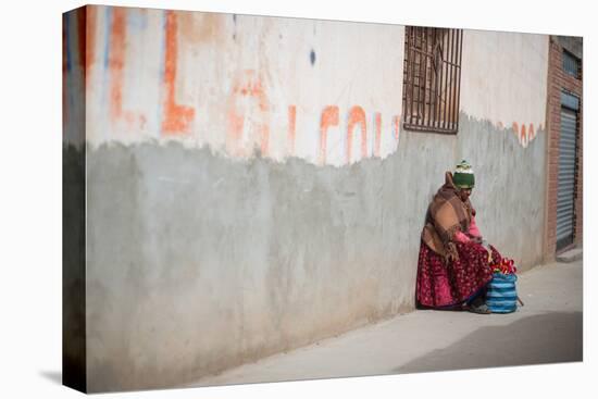 A Beggar Sits in the Street in Copacabana-Alex Saberi-Premier Image Canvas